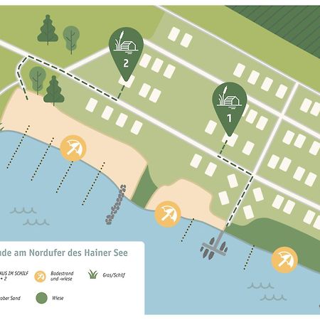 Haus Im Schilf 1 - Ferienwohnungen Am Hainer See Bei Leipzig Neukieritzsch Exteriér fotografie